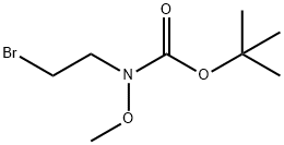 Carbamic acid, N-(2-bromoethyl)-N-methoxy-, 1,1-dimethylethyl ester Structure