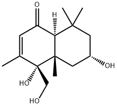 2alpha,9alpha,11-Trihydroxy-6-oxodrim-7-ene 구조식 이미지