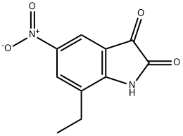 1H-Indole-2,3-dione, 7-ethyl-5-nitro- Structure