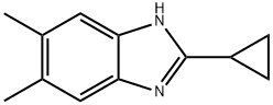 1H-Benzimidazole, 2-cyclopropyl-5,6-dimethyl- Structure
