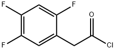 Benzeneacetyl chloride, 2,4,5-trifluoro- 구조식 이미지