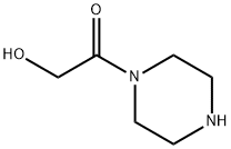 2-hydroxy-1-(1-piperazinyl)Ethanone 구조식 이미지