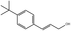 2-Propen-1-ol, 3-[4-(1,1-dimethylethyl)phenyl]-, (E)- (9CI) 구조식 이미지