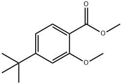 methyl4-(tert-butyl)-2-methoxybenzoate 구조식 이미지