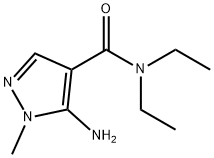 5-amino-N,N-diethyl-1-methyl-1H-pyrazole-4-carboxamide Structure