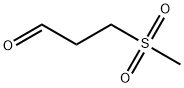 3-(Methylsulfonyl)propanal 구조식 이미지