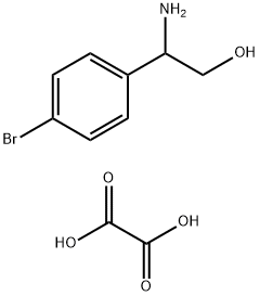 Benzeneethanol, β-amino-4-bromo-, ethanedioate (1:1) Structure