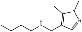 1H-Pyrazole-4-methanamine, N-butyl-1,5-dimethyl- Structure