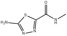 1,3,4-Thiadiazole-2-carboxamide, 5-amino-N-methyl- Structure