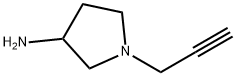 3-Pyrrolidinamine, 1-(2-propyn-1-yl)- Structure