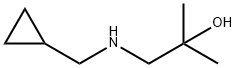 1-[(cyclopropylmethyl)amino]-2-methylpropan-2-ol Structure