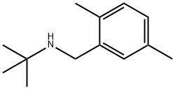 Benzenemethanamine, N-(1,1-dimethylethyl)-2,5-dimethyl- Structure