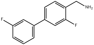 [1,1'-Biphenyl]-4-methanamine, 3,3'-difluoro- Structure