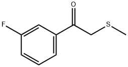 Ethanone, 1-(3-fluorophenyl)-2-(methylthio)- 구조식 이미지