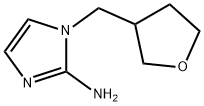 1H-Imidazol-2-amine, 1-[(tetrahydro-3-furanyl)methyl]- Structure