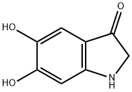 3H-Indol-3-one, 1,2-dihydro-5,6-dihydroxy- 구조식 이미지