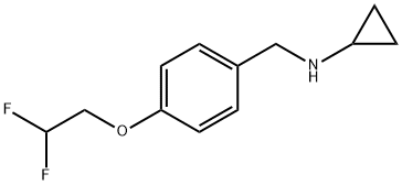 cyclopropyl[4-(2,2-difluoroethoxy)benzyl]amine Structure