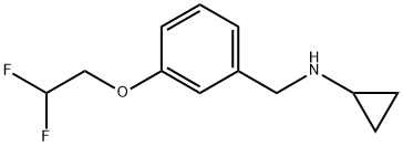 cyclopropyl[3-(2,2-difluoroethoxy)benzyl]amine Structure