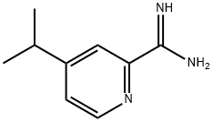 2-Pyridinecarboximidamide, 4-(1-methylethyl)- Structure