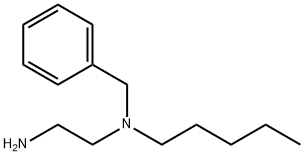 1,2-Ethanediamine, N1-pentyl-N1-(phenylmethyl)- Structure