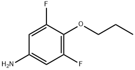 Benzenamine, 3,5-difluoro-4-propoxy- Structure