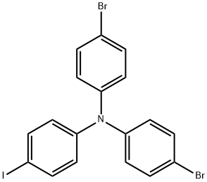 Benzenamine, N,N-bis(4-bromophenyl)-4-iodo- Structure