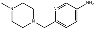 3-Pyridinamine, 6-[(4-methyl-1-piperazinyl)methyl]- 구조식 이미지