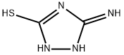 1H-1,2,4-Triazole-3-thiol, 2,5-dihydro-5-imino- 구조식 이미지