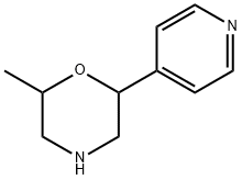Morpholine,2-methyl-6-(4-pyridinyl)- 구조식 이미지