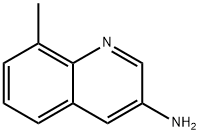 3-Quinolinamine, 8-methyl- Structure