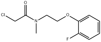 2-Chloro-N-[2-(2-fluorophenoxy)ethyl]-N-methylacetamide Structure