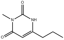 2,4(1H,3H)-Pyrimidinedione, 3-methyl-6-propyl- Structure