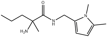 Pentanamide, 2-amino-N-[(1,5-dimethyl-1H-pyrrol-2-yl)methyl]-2-methyl- Structure