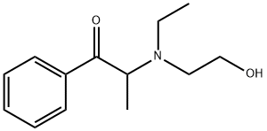 1-Propanone, 2-[ethyl(2-hydroxyethyl)amino]-1-phenyl- Structure
