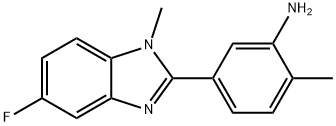 5-(5-Fluoro-1-methyl-1H-1,3-benzodiazol-2-yl)-2-methylaniline Structure