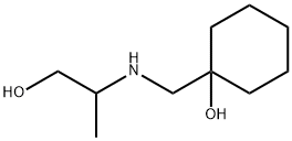 Cyclohexanol, 1-[[(2-hydroxy-1-methylethyl)amino]methyl]- Structure