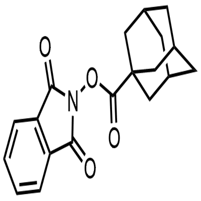 Tricyclo[3.3.1.13,7]decane-1-carboxylic acid, 1,3-dihydro-1,3-dioxo-2H-isoindol-2-yl ester Structure