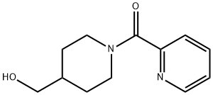 Methanone, [4-(hydroxymethyl)-1-piperidinyl]-2-pyridinyl- Structure