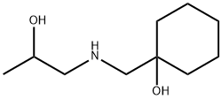 Cyclohexanol, 1-[[(2-hydroxypropyl)amino]methyl]- Structure