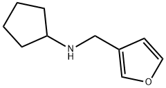 3-Furanmethanamine, N-cyclopentyl- Structure