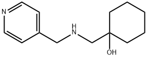 Cyclohexanol, 1-[[(4-pyridinylmethyl)amino]methyl]- Structure