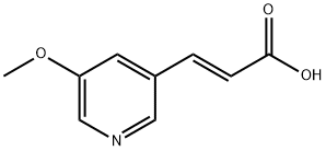 3-(5-methoxypyridin-3-yl)prop-2-enoic acid 구조식 이미지