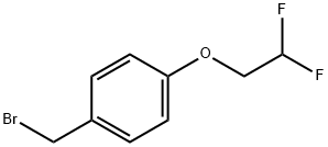 4-(bromomethyl)phenyl 2,2-difluoroethyl ether Structure