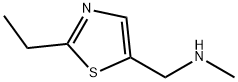 [(2-Ethyl-1,3-thiazol-5-yl)methyl](methyl)amine Structure