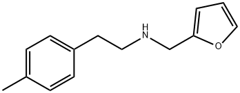 (Furan-2-ylmethyl)[2-(4-methylphenyl)ethyl]amine Structure