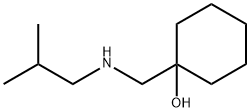 Cyclohexanol, 1-[[(2-methylpropyl)amino]methyl]- Structure