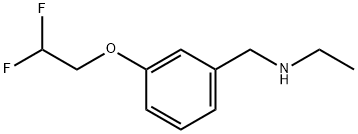 3-(2,2-difluoroethoxy)benzyl]ethylamine Structure