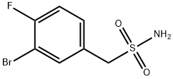 Benzenemethanesulfonamide, 3-bromo-4-fluoro- 구조식 이미지