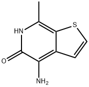 Thieno[2,3-c]pyridin-5(6H)-one, 4-amino-7-methyl- 구조식 이미지