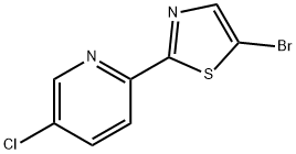 5-Chloro-2-(5'-bromo-2'-thiazolyl)pyridine Structure